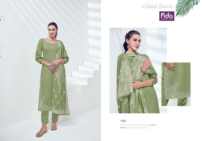 Nyura By Fida Embroidery Pure Cotton Designer Salwar Kameez Wholesale Price In Surat